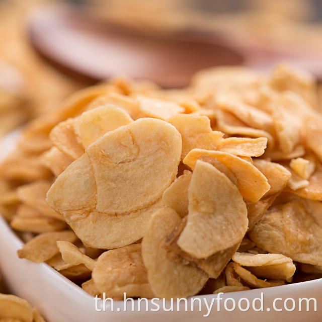 สะเก็ดกระเทียมแห้ง Air Dried Garlic Flakes